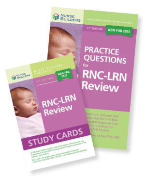 Save by purchasing the 2-part RNC-LRN Study Pack which includes: