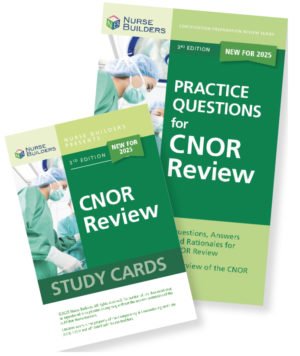 Save by purchasing the 2-part CNOR Study Pack which includes: