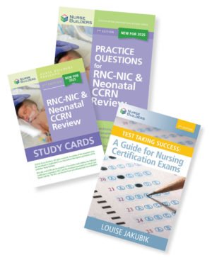 Save by purchasing the 3-part RNC-NIC & Neonatal CCRN Study Pack which includes: