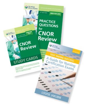 Save by purchasing the 3-part CNOR Study Pack which includes: