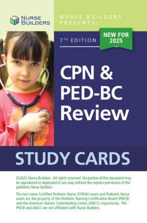 2025 7th Edition CPN & PED-BC Review Study Cards
