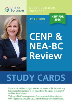 2025 3rd Edition CENP NEA-BC Review Study Cards