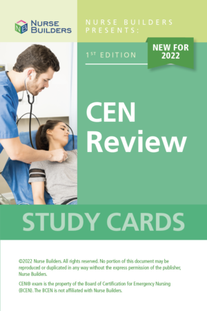 2022 1st Edition CEN Review Study Cards
