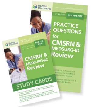 Save by purchasing the 2-part CMSRN & MEDSURG-BC Study Pack which includes: