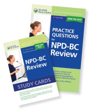 Save by purchasing the 2-part NPD-BC Review Study Pack which includes: