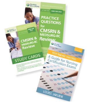 Save by purchasing the 3-part CMSRN & MEDSURG-BC Study Pack which includes: