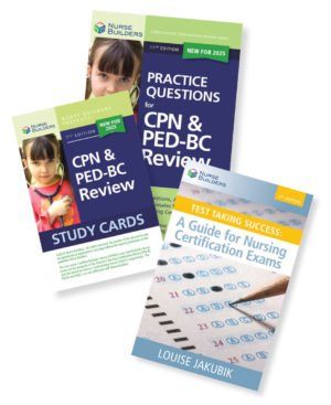 Save by purchasing the 3-part CPN & PED-BC Certification Study Pack which includes: