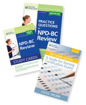 Save by purchasing the 3-part NPD-BC Review Study Pack which includes: