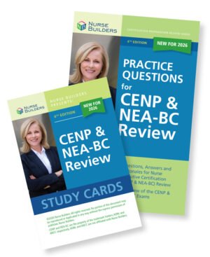 Save by purchasing the 2-part CENP & NEA-BC Review Study Pack which includes: