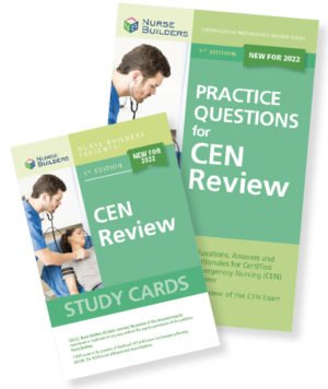 Save by purchasing the 2-part CEN Review Study Pack which includes: