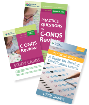 Save by purchasing the 3-part C-ONQS Certification Study Pack which includes: