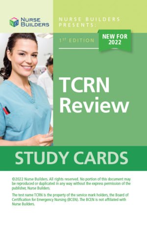 2022 1st Edition TCRN Review Study Cards
