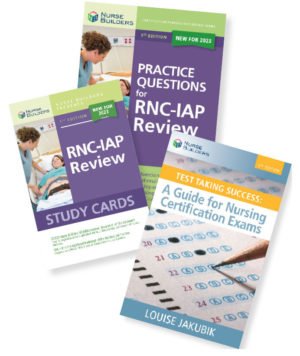 Save by purchasing the 3-part RNC-IAP Study Pack which includes: