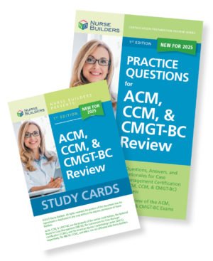 Save by purchasing the 2-part ACM, CCM & CMGT-BC Study Pack which includes: