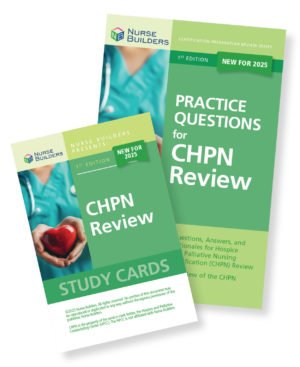 Save by purchasing the 2-part CHPN Study Pack which includes: