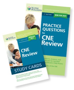Save by purchasing the 2-part CNE Review Study Pack which includes: