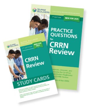 Save by purchasing the 2-part CRRN Review Study Pack which includes: