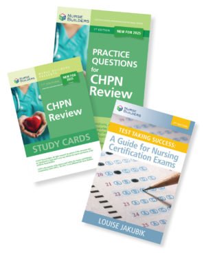 Save by purchasing the 3-part CHPN Certification Study Pack which includes: