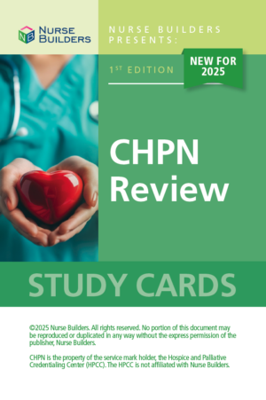 2025 1st Edition CHPN Review Study Cards