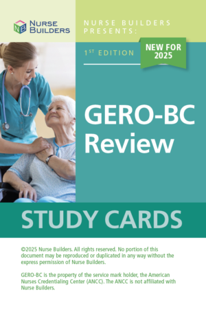 2025 1st Edition GERO-BC Review Study Cards
