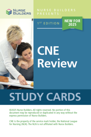 2025 1st Edition CNE Review Study Cards